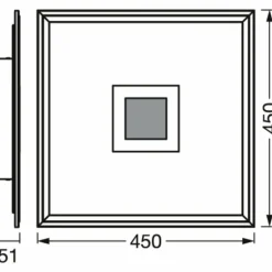 Plus Applique murale / Plafonnier Luminaires Ledvance LED Blanc, 1 lumière, Changeur de couleurs