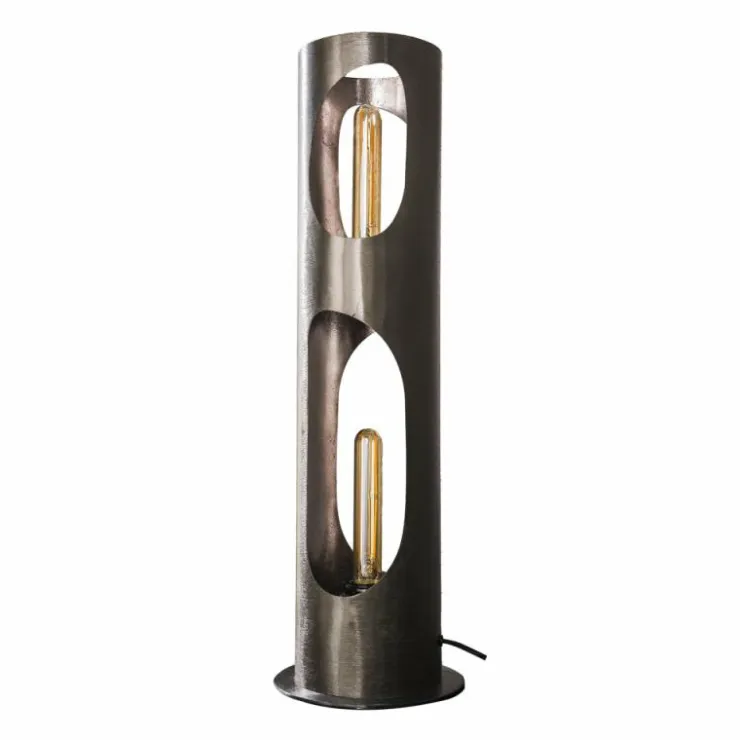 hofstein Lampes À Poser|Pocinho Lampadaire, Lampe à poser Noir, 2 lumières