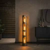 hofstein Lampadaires Et Lampes Sur Pied|Pocinho Lampadaire Noir, 4 lumières