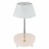Luminaires Globo Lighting Éclairage Led|Poki Lampe à poser LED Blanc opale, 1 lumière