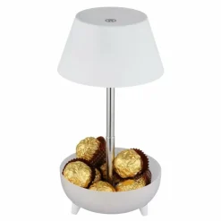 Luminaires Globo Lighting Éclairage Led|Poki Lampe à poser LED Blanc opale, 1 lumière