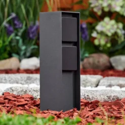 Prises électriques d'extérieur Reigolil Anthracite, Noir