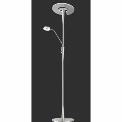 Luminaires Trio Éclairage Led|Quebec Lampadaire LED Nickel mat, 1 lumière
