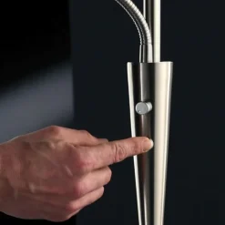 Luminaires Trio Éclairage Led|Quebec Lampadaire LED Nickel mat, 1 lumière