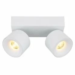 Luminaires Globo Lighting Éclairage Led|Rae Plafonnier LED Blanc, 2 lumières