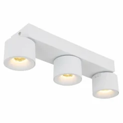 Luminaires Globo Lighting Éclairage Led|Rae Plafonnier LED Blanc, 3 lumières