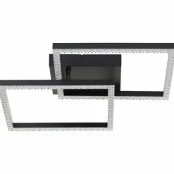 Luminaires Brilliant Éclairage Led|Ranni Plafonnier LED Noir, 1 lumière