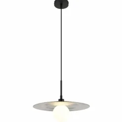 Luminaires Globo Lighting Suspensions|Riga Suspension Noir, 1 lumière
