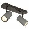 Luminaires Globo Lighting Spots Et Projecteurs|Robby Plafonnier, Spot de plafond, Applique murale, Spot mural Chrome, Noir, 2 lumières