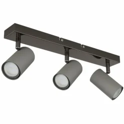 Luminaires Globo Lighting Spots Et Projecteurs|Robby Plafonnier, Spot de plafond, Applique murale, Spot mural Chrome, Noir, 3 lumières
