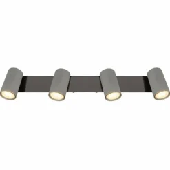 Luminaires Globo Lighting Spots Et Projecteurs|Robby Plafonnier, Spot de plafond, Applique murale, Spot mural Chrome, Noir, 4 lumières