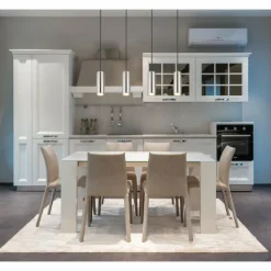 Luminaires Globo Lighting Suspensions|Robby Suspension Nickel mat, 4 lumières