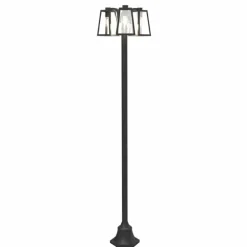 Réverbère Lutec FIA Noir, 3 lumières