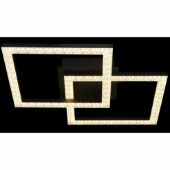 Luminaires Globo Lighting Éclairage Led|Sapena Plafonnier LED Noir, 1 lumière