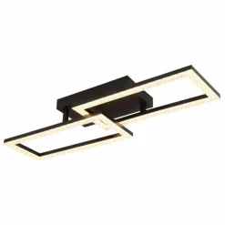 Luminaires Globo Lighting Éclairage Led|Sapena Plafonnier LED Noir, 1 lumière