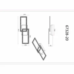 Luminaires Globo Lighting Éclairage Led|Sapena Plafonnier LED Noir, 1 lumière