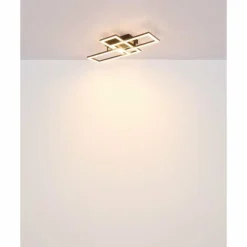 Luminaires Globo Lighting Éclairage Led|Sapena Plafonnier LED Noir, 1 lumière