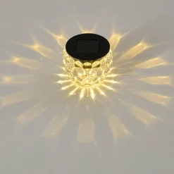 Set de lampes solaires Benson LED Noir, 1 lumière