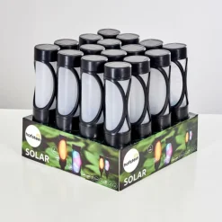 Set de lampes solaires Lakeland LED Noir, 1 lumière