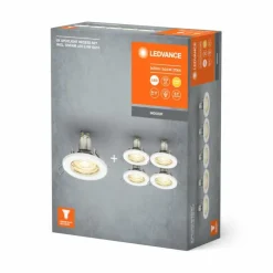 Luminaires Ledvance Luminaires Encastrés|Set Spot encastrable au plafond LED Blanc, 5 lumières