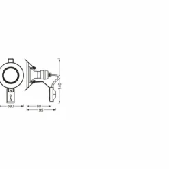 Luminaires Ledvance Luminaires Encastrés|Set Spot encastrable au plafond LED Nickel mat, 5 lumières