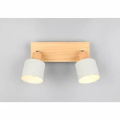 Luminaires Trio Spots Et Projecteurs|Shanti Spot de plafond Gris, 2 lumières