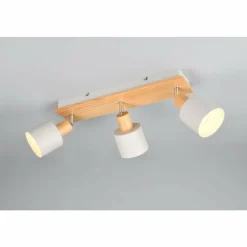 Luminaires Trio Spots Et Projecteurs|Shanti Spot de plafond Gris, 3 lumières