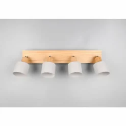 Luminaires Trio Spots Et Projecteurs|Shanti Spot de plafond Gris, 4 lumières
