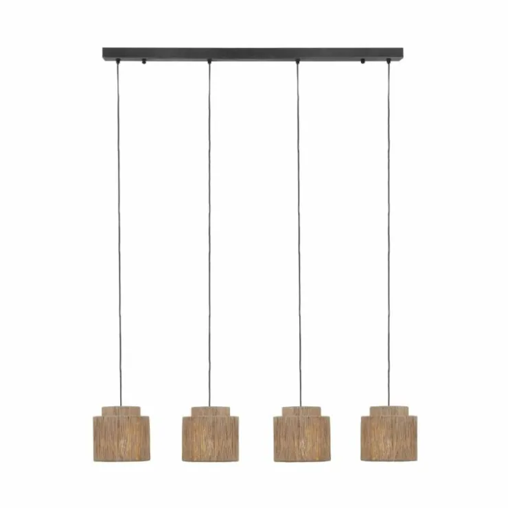 Luminaires Trio Suspensions|SMILLA Suspension Noir, 4 lumières