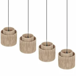 Luminaires Trio Suspensions|SMILLA Suspension Noir, 4 lumières