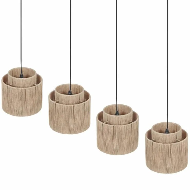 Luminaires Trio Suspensions|SMILLA Suspension Noir, 4 lumières