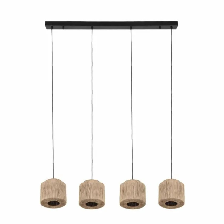 Luminaires Trio Suspensions|SMILLA Suspension Noir, 4 lumières