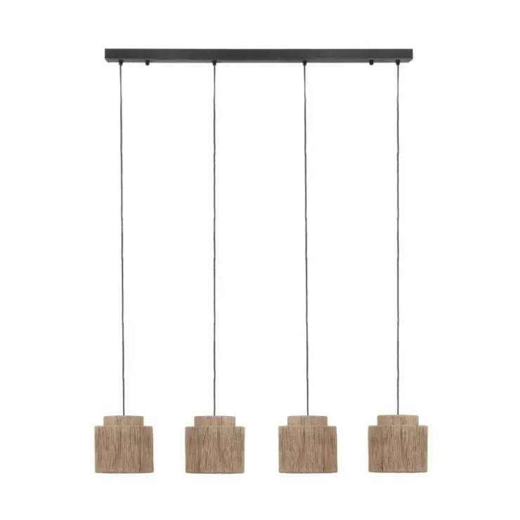 Luminaires Trio Suspensions|SMILLA Suspension Noir, 4 lumières