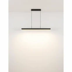 Luminaires Globo Lighting Éclairage Led|Sola Suspension LED Noir, 1 lumière, Télécommandes