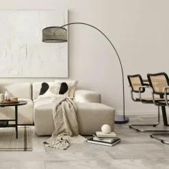 Luminaires Steinhauer Lampadaires Et Lampes Sur Pied|Solva Lampadaire Noir, 1 lumière