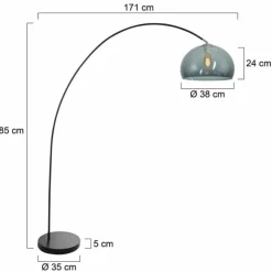 Luminaires Steinhauer Lampadaires Et Lampes Sur Pied|Solva Lampadaire Noir, 1 lumière