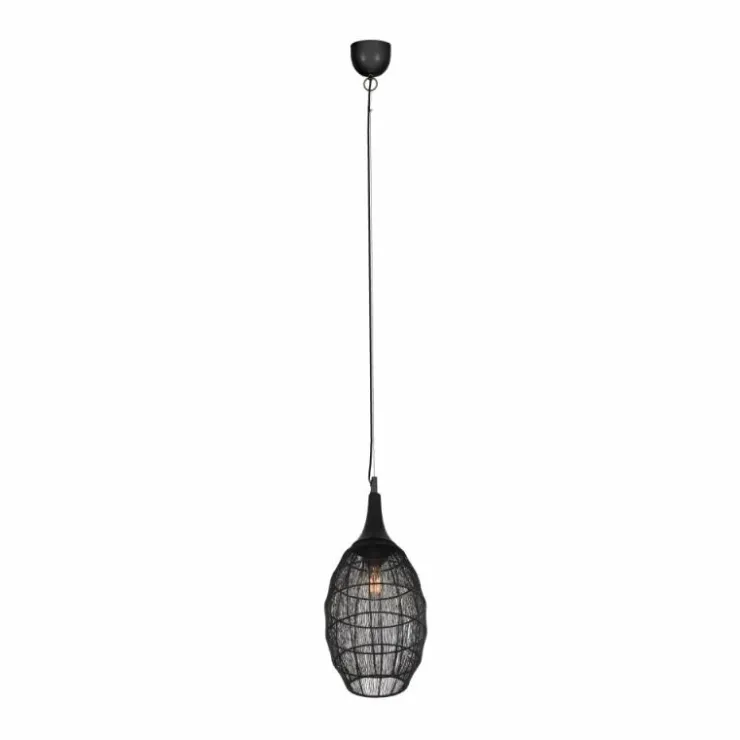 Luminaires Trio Suspensions|SORAYA Suspension Noir, 1 lumière