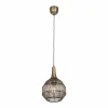 Luminaires Trio Suspensions|SORAYA Suspension Vieux laiton, 1 lumière