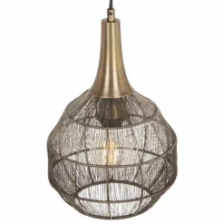 Luminaires Trio Suspensions|SORAYA Suspension Vieux laiton, 1 lumière