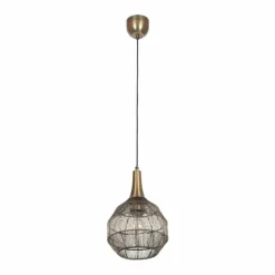 Luminaires Trio Suspensions|SORAYA Suspension Vieux laiton, 1 lumière
