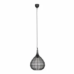 Luminaires Trio Suspensions|SORAYA Suspension Noir, 1 lumière