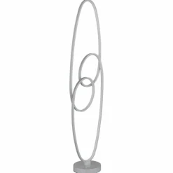 Luminaires Globo Lighting Éclairage Led|Spira Lampadaire LED Argenté, 1 lumière