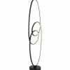 Luminaires Globo Lighting Éclairage Led|Spira Lampadaire LED Noir, 1 lumière