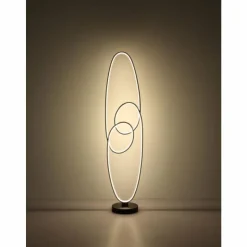 Luminaires Globo Lighting Éclairage Led|Spira Lampadaire LED Noir, 1 lumière