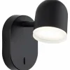 Luminaires Brilliant Spots Et Projecteurs|Spot Brilliant Gretchen Noir, 1 lumière