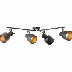 Luminaires Brilliant Spots Et Projecteurs|Spot Brilliant Rolet Noir, 4 lumières