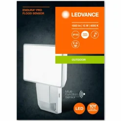 Spot de jardin LEDVANCE ENDURA® Blanc, 1 lumière, Détecteur de mouvement