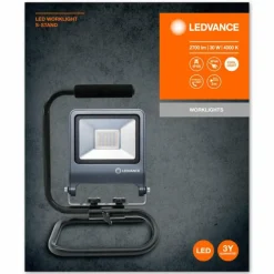 Spot de jardin LEDVANCE WORKLIGHTS Gris, 1 lumière