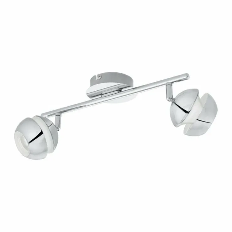 Luminaires Eglo Éclairage Led|Spot de plafond Eglo NOCITO 1 LED Chrome, 2 lumières