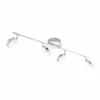 Luminaires Eglo Éclairage Led|Spot de plafond Eglo SALTO LED Chrome, 4 lumières